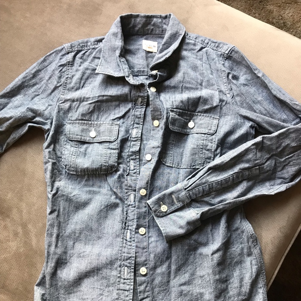 JCrew Chambray Button Down Shirt